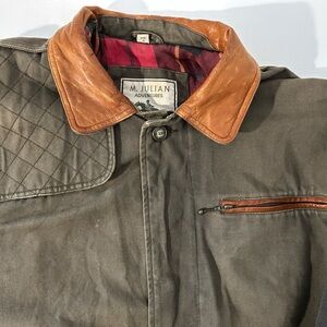 Vintage Mens Canvas Coat